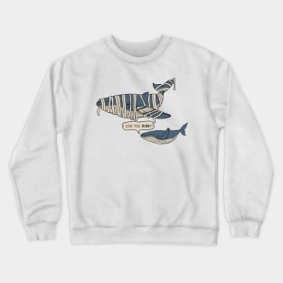 Funny Mummy Whale Crewneck Sweatshirt